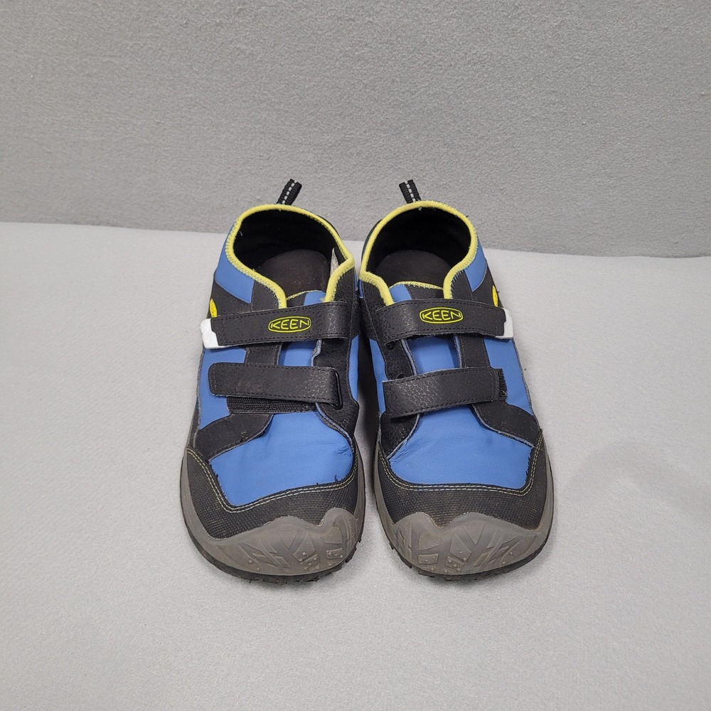 Keen Kids Chandler CNX Hiking Shoes Blue Black Yellow Size 7Y 1026192